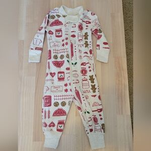 Hanna Andersson Ginger Breadman Baking Jammies, Size 3-6 Month